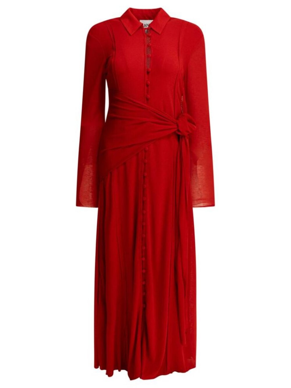 Ganni Long Chemise Dress Tag Size 34 Women